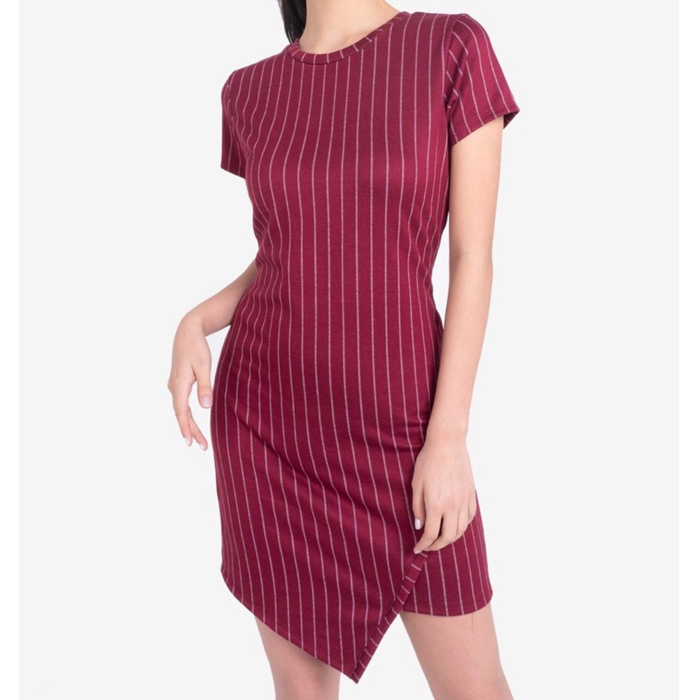 NWOT Asymmetrical Red Dress